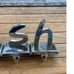 Silver WISH Initialed Stocking Hangers