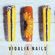 XL Sunflower Press-on Nails