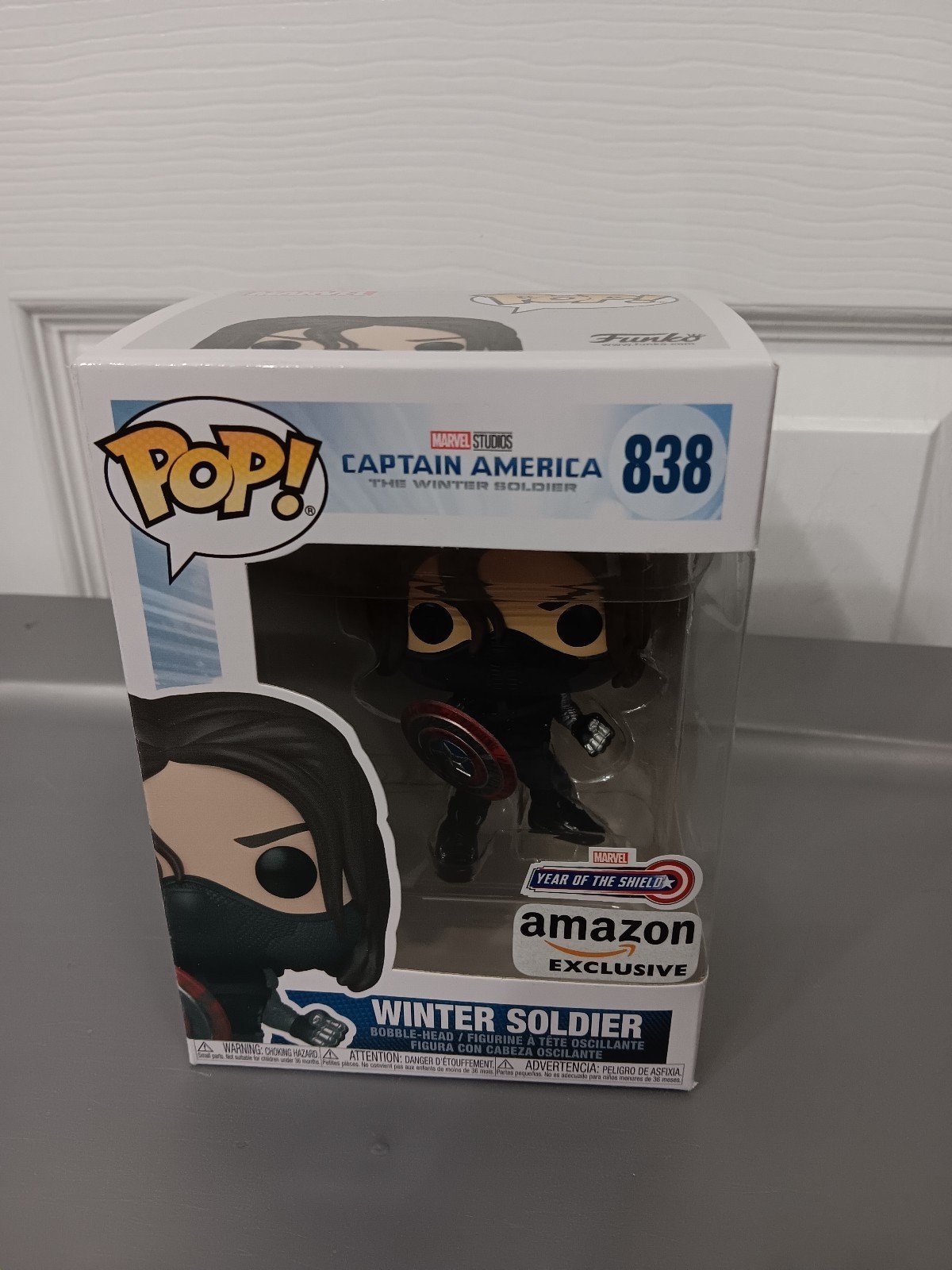 Marvel Captain America Winter soldier year of the shield Amazon Exclusive Funko