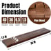 2-Pcs Floating Wood Shelves 36 for Living Room Bedroom Kitchen Bathroom, Walnut