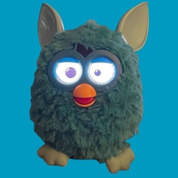 2012 Furby Boom Blue Teal Hasbro Interactive Talking Toy Tested & Working