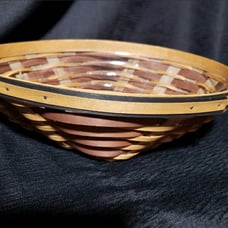 Longaberger 2009 Medium Chestnut Diamond Collectors Basket, Oval, NEW!