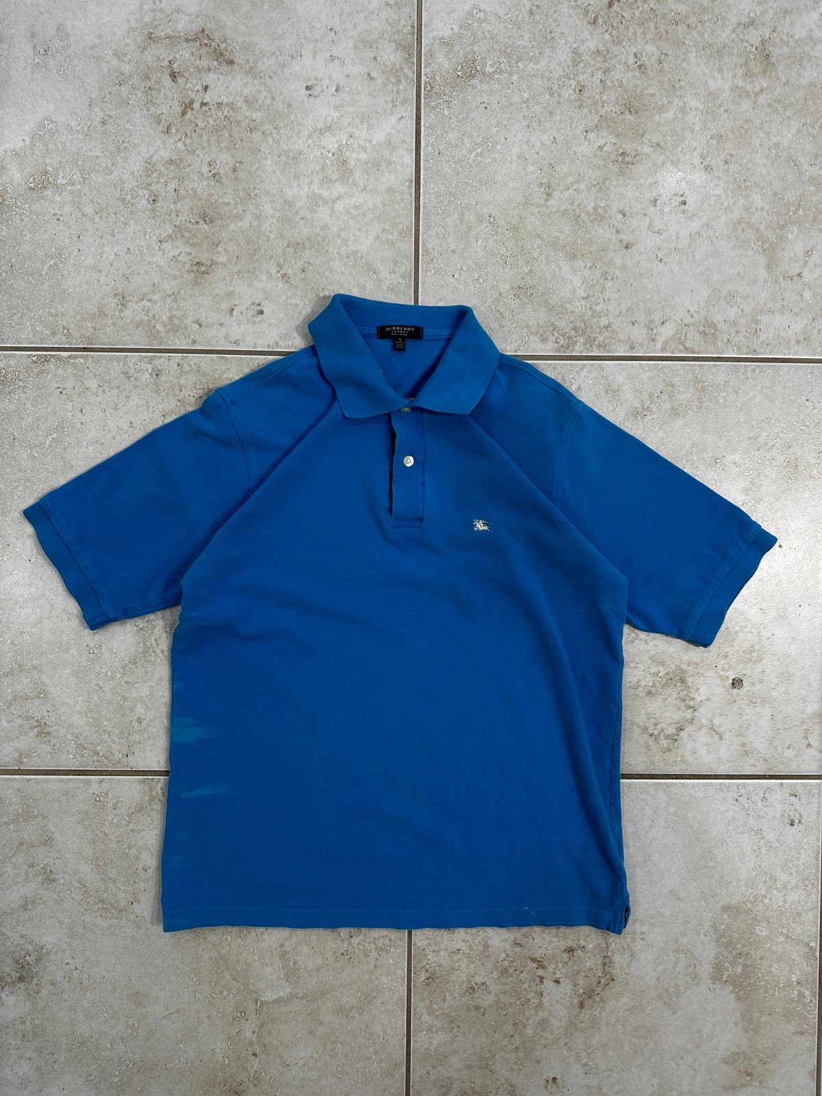 Vintage Burberry London Blue Polo
