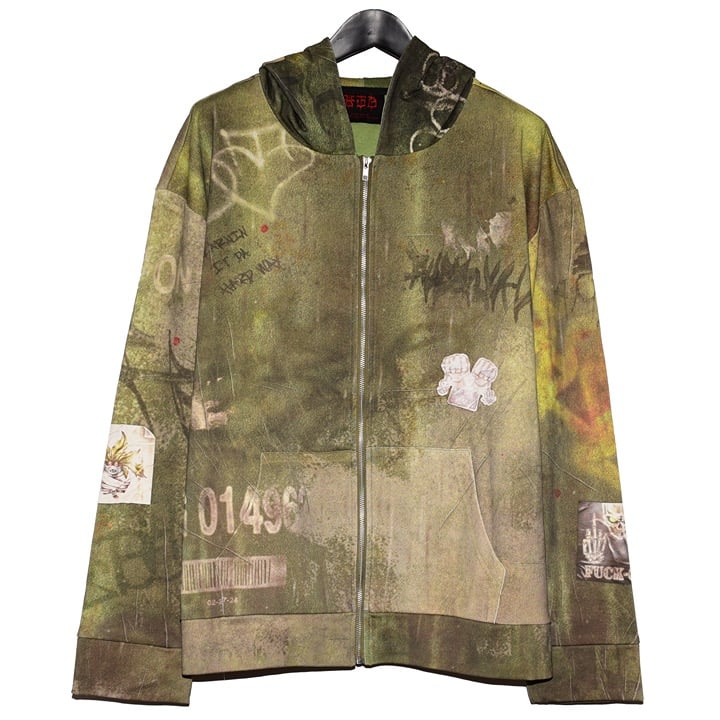 HJR Digital Trash Camo Hoodie