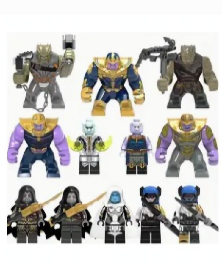Marvel Avengers Endgame THANOS's Crew 12 mini figure lot