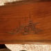 Large Vintage Hand Carved Pagoda Wooden Jewelry Box