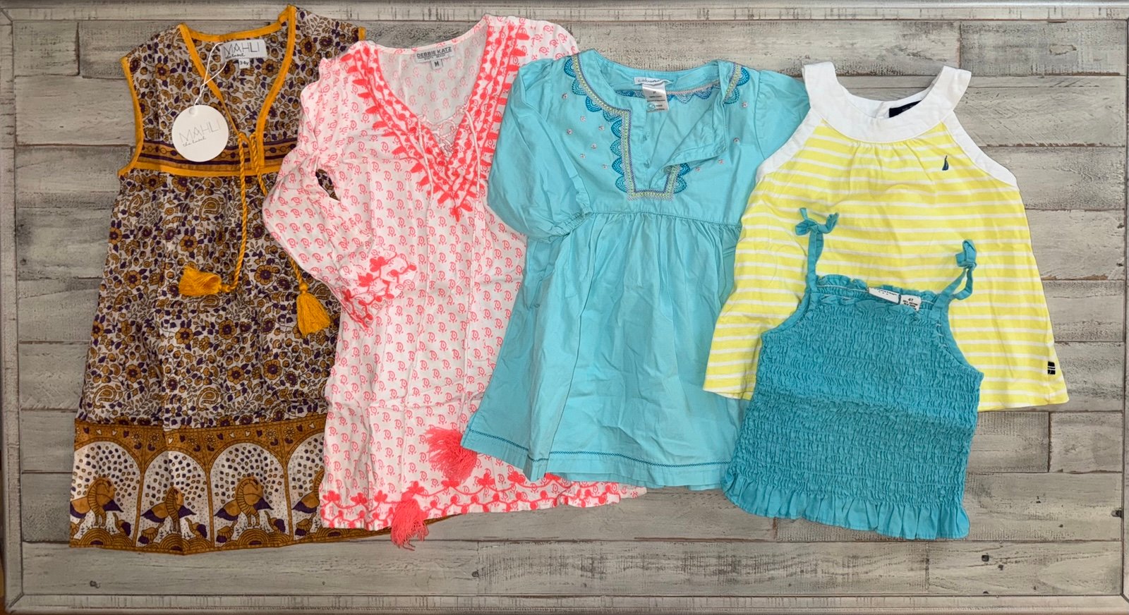 soor ploom Orla dress, gingham 4y