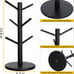Mug Holder Tree, Coffee Cup Holder with 6 Hooks (Black)