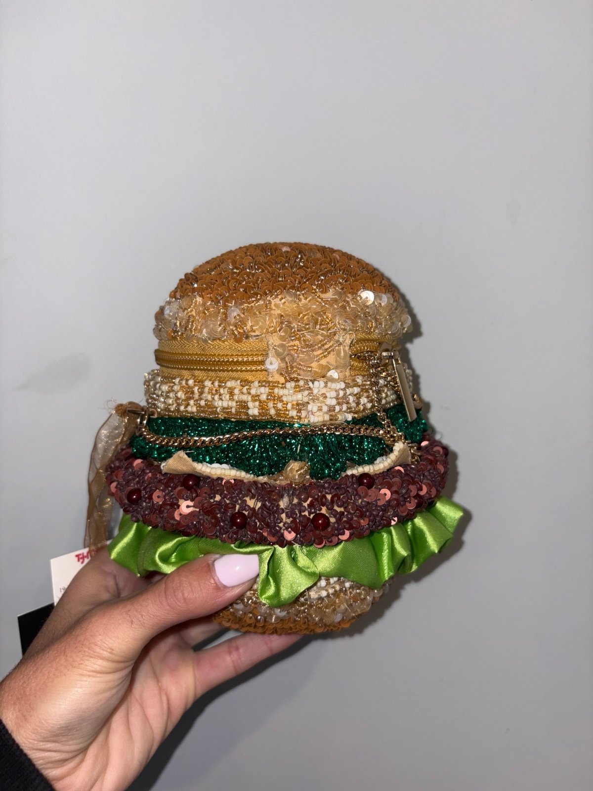 BRAND NEW VIRAL ALL BEADED HAMBURGER BAG TJMAXX/MARSHALLS