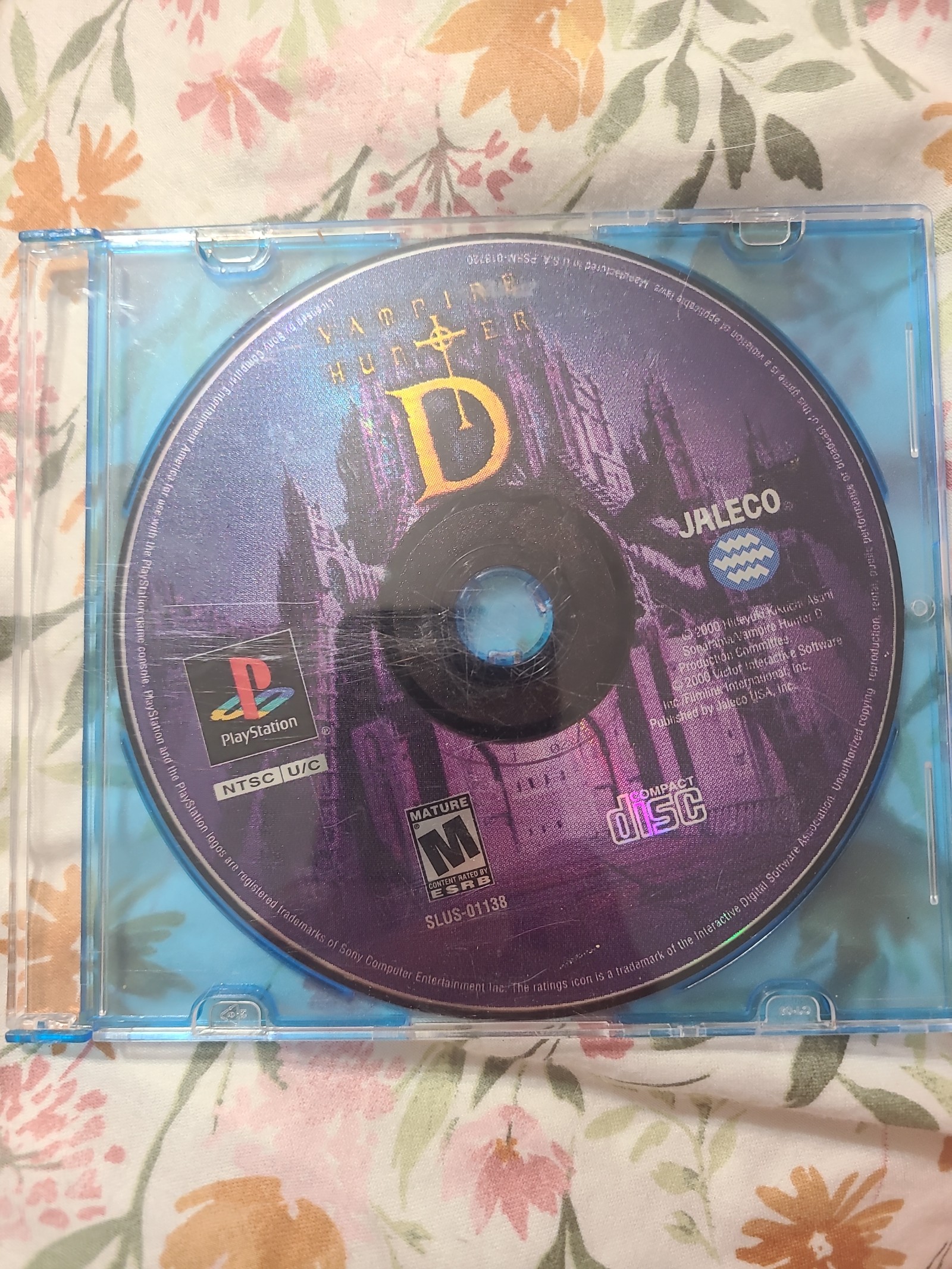 Vampire Hunter D For Playstation 1