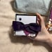 Vera Bradley Plum Crazy Note Cube/Pen NIP