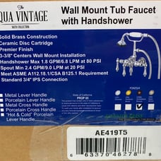 Kingston Brass AE419T5 Vintage Tub Fauce