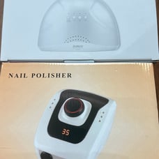 Electric nail polisher + LED uv lamp