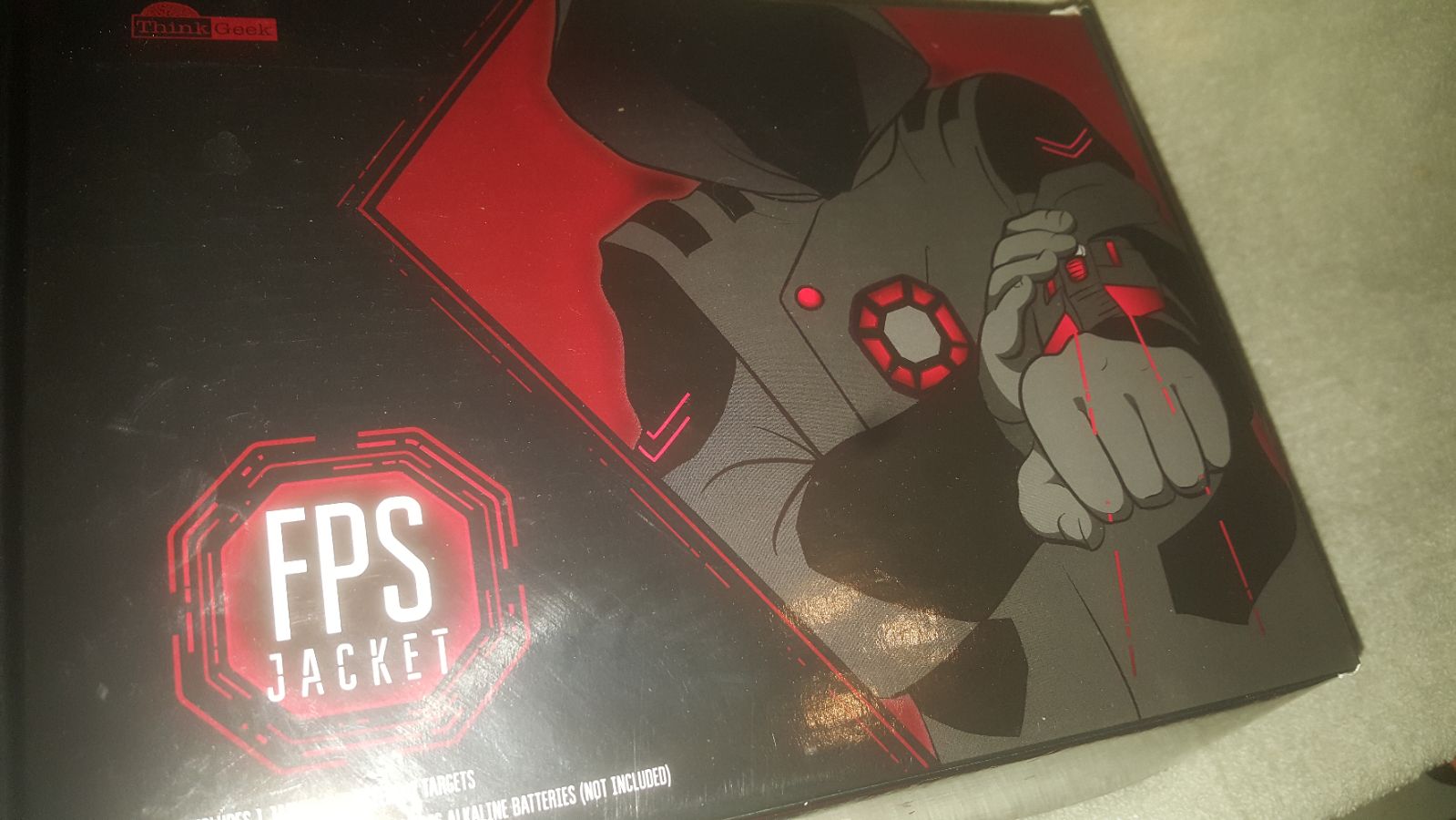 FPS jacket laser tag game Think Geek
