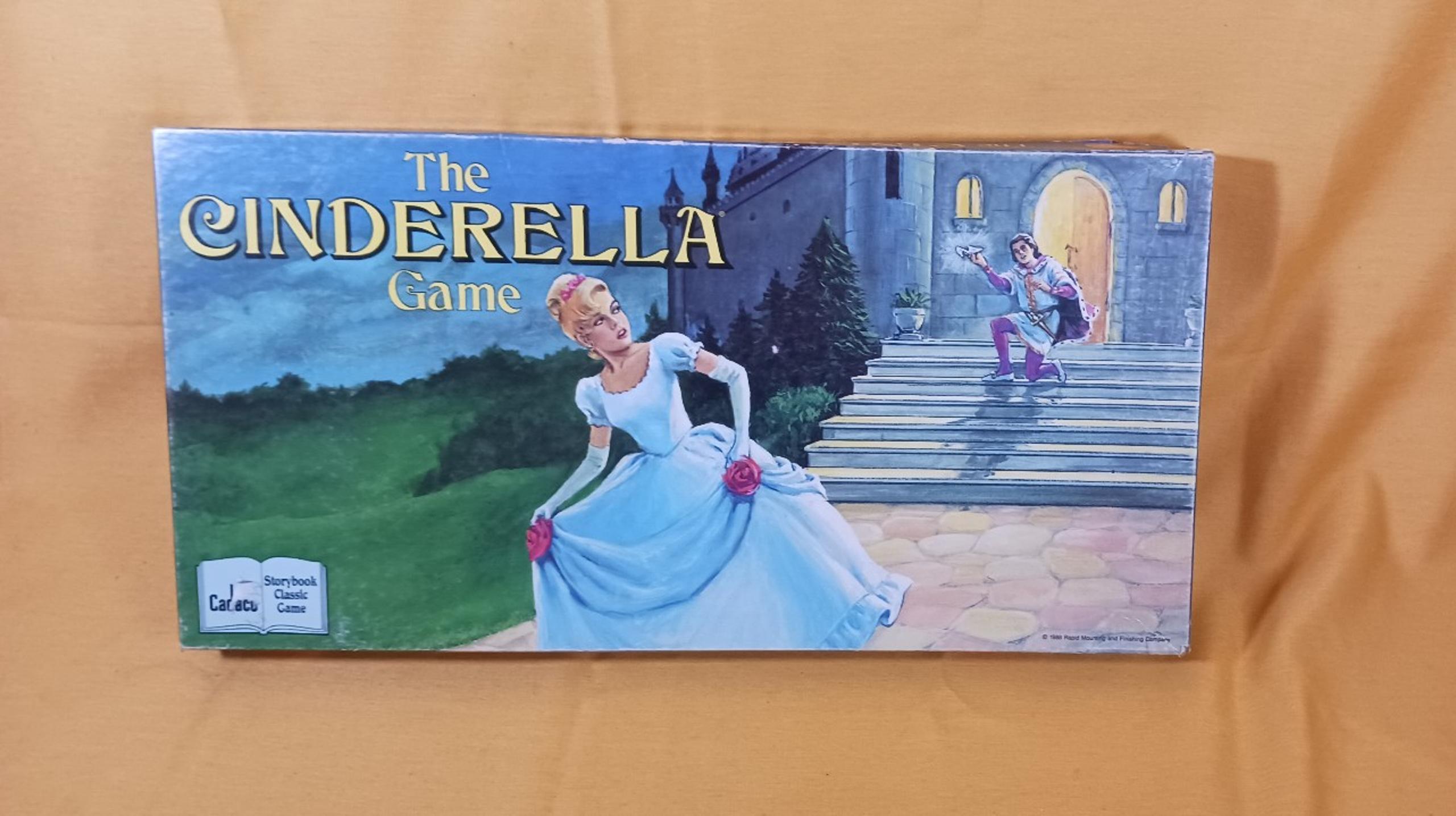 1988 Cinderella Board game by Cadaco -  100% COMPLETE & Nice Ages 4 -10