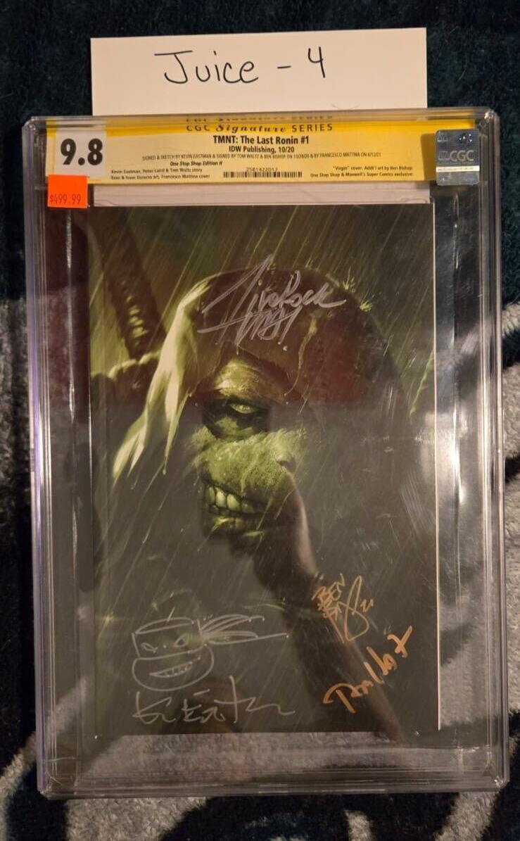 TMNT The Last Ronin #1 CCG SS 9.8 w Sketch