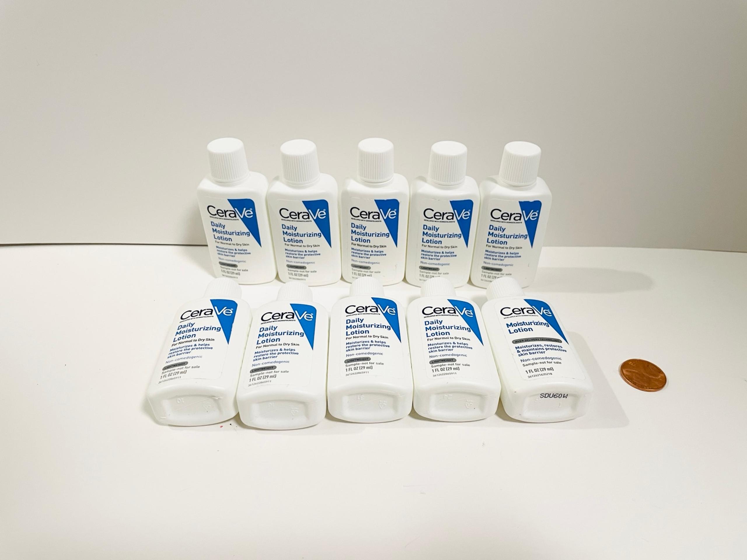 10 CeraVe Daily Moisturizing Lotion 1 fl oz Travel Size Mini