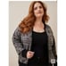 Torrid x harry potter fair isle bomber moto jacket coat swestet cardigan sz 2