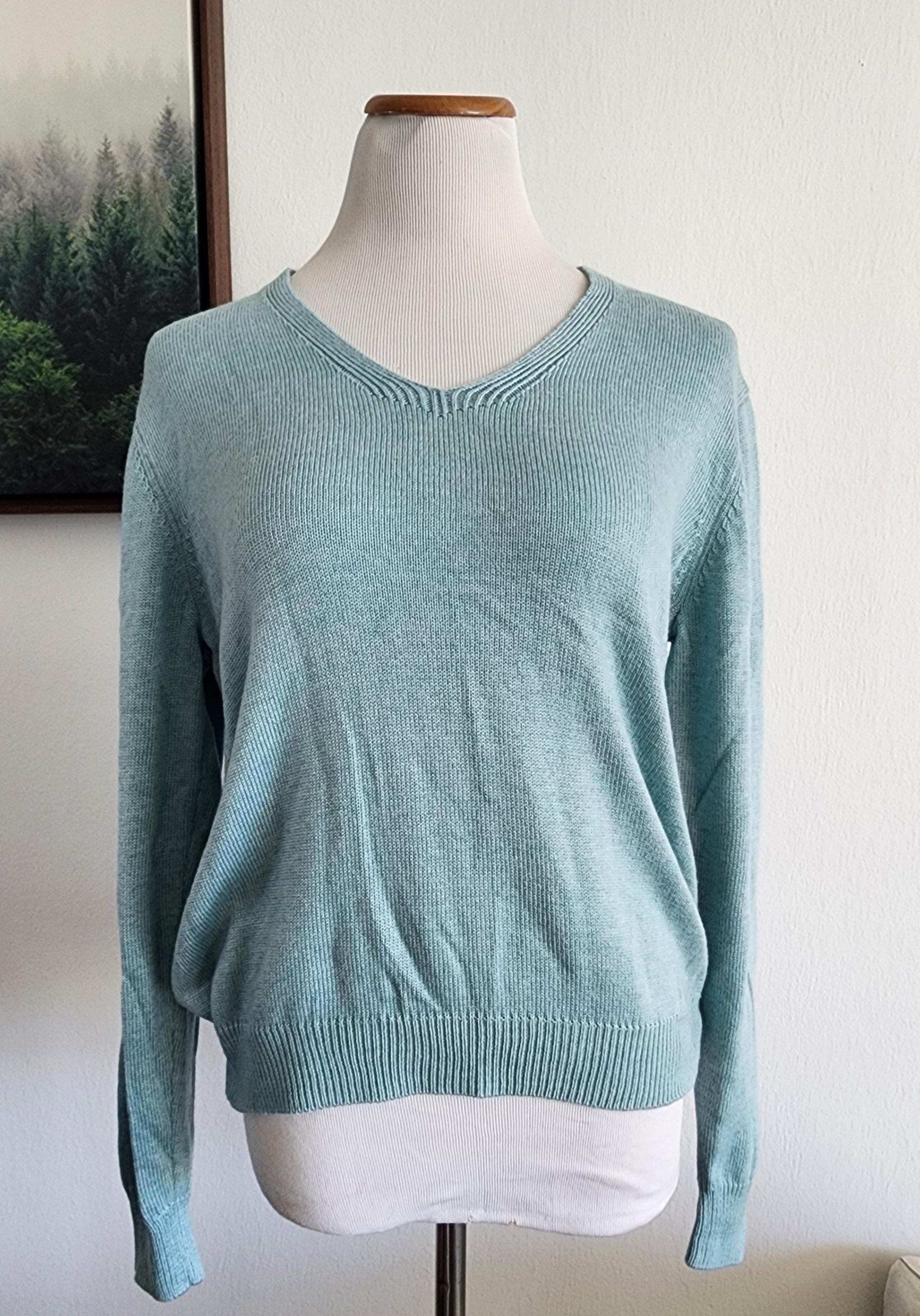 Women's Premise Knit Teal Sweater Size L