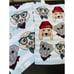 Preppy Dogs Print 3-pc Dog Bath Towels Set