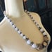 Handcrafted repurpose mixed material chunky bead necklace