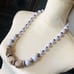 Handcrafted repurpose mixed material chunky bead necklace