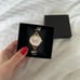 Women's Gold and White Watch