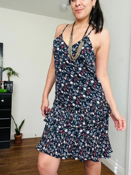 Summer floral dress Cool, simple, new trend, elegant temperament