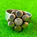 Vintage sterling silver flower ring s 8