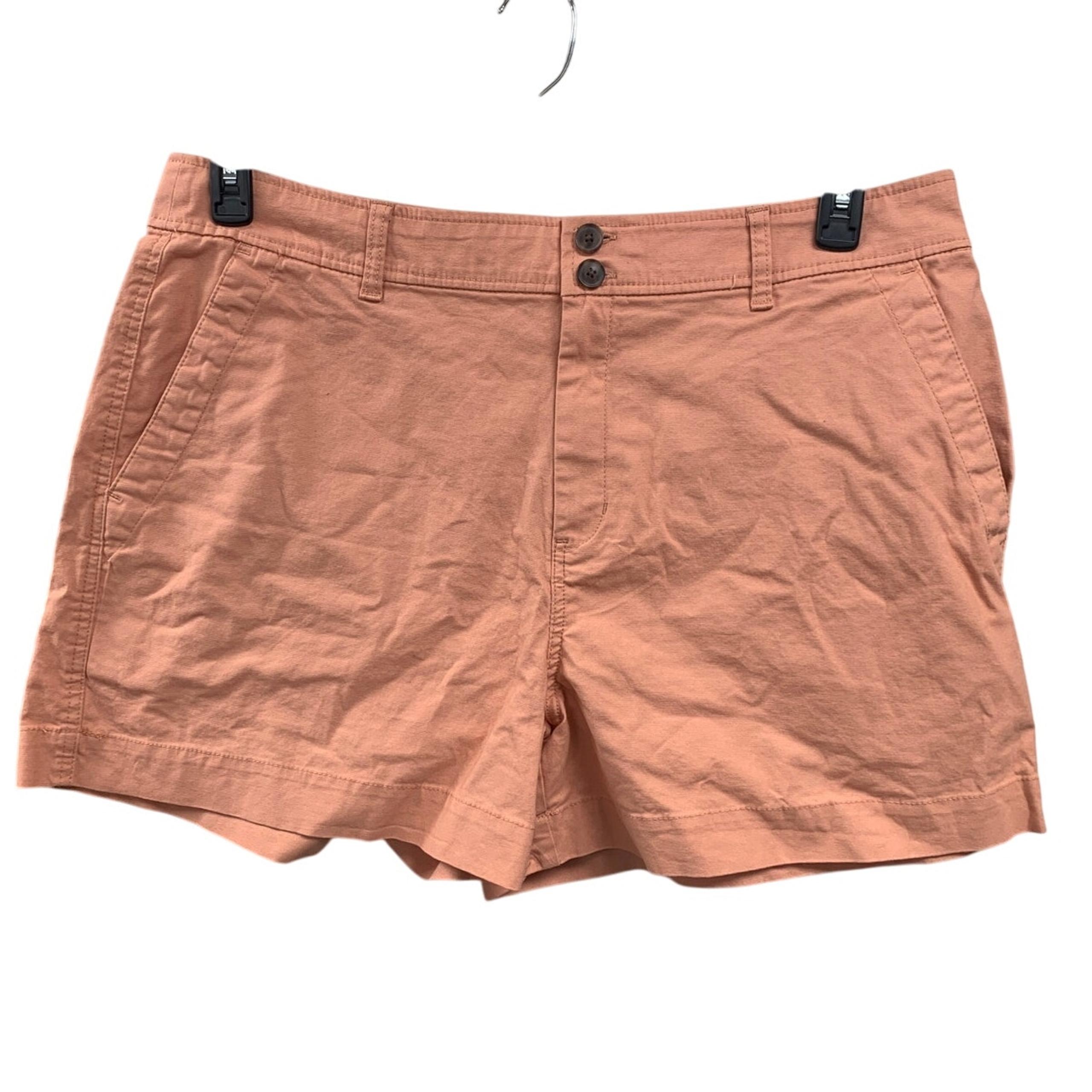 New A New Day Womens Size 17 Stretch Cotton Peach Shorts w Belt Loops