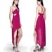 Express Pink/Purple Cut Out High Low Dress