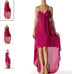 Express Pink/Purple Cut Out High Low Dress