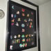 Pokemon pin collection in shadow box 40 pins