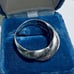 Vintage 925 Sterling Silver Twisted Dome Ring. Chunky wide dome band Statement