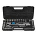 SAE and Metric Socket Set, 51-Piece