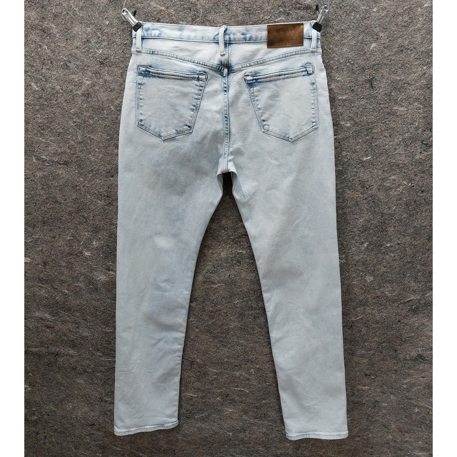 Todd Snyder Jeans Men's Size 33x32 Blue Acid Wash Slim Fit Stretch 5 Pocket