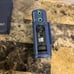 Vintage SONY WALKMAN FM Radio SRF-40W. Blue w/ Leather Case.