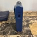 Vintage SONY WALKMAN FM Radio SRF-40W. Blue w/ Leather Case.