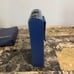 Vintage SONY WALKMAN FM Radio SRF-40W. Blue w/ Leather Case.