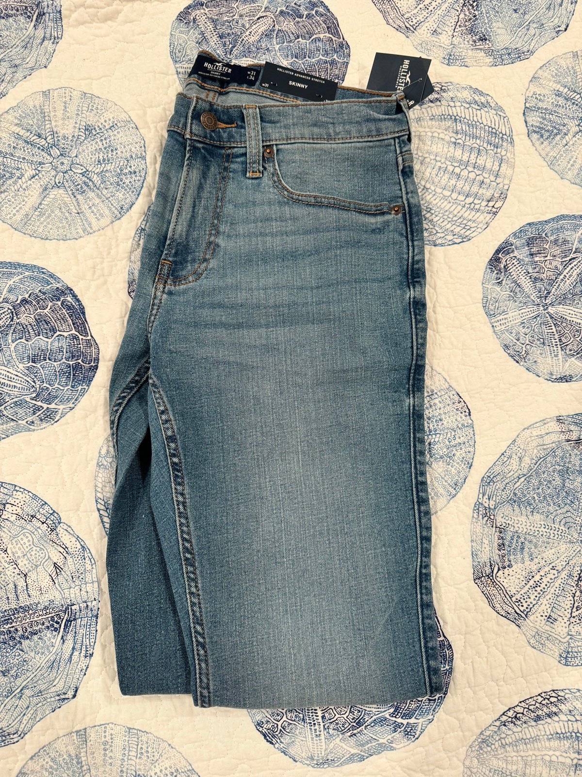 NWT Hollister Skinny Jeans Denim Blue