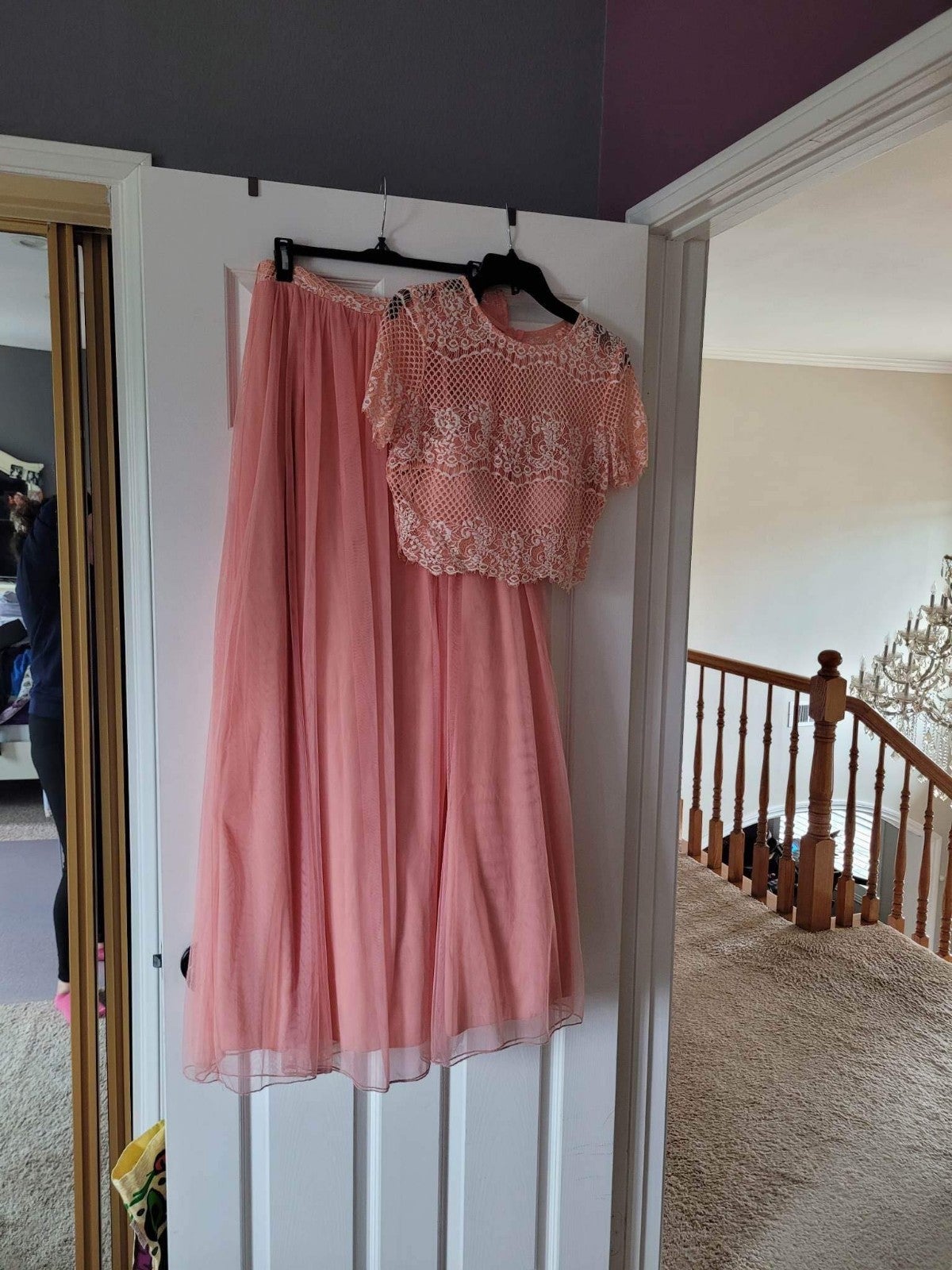 Pink Two Piece Dress