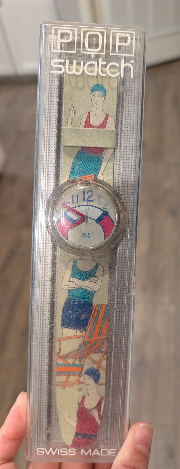 Vintage 1993 Pop Swatch THE LIFE SAVED PWK180