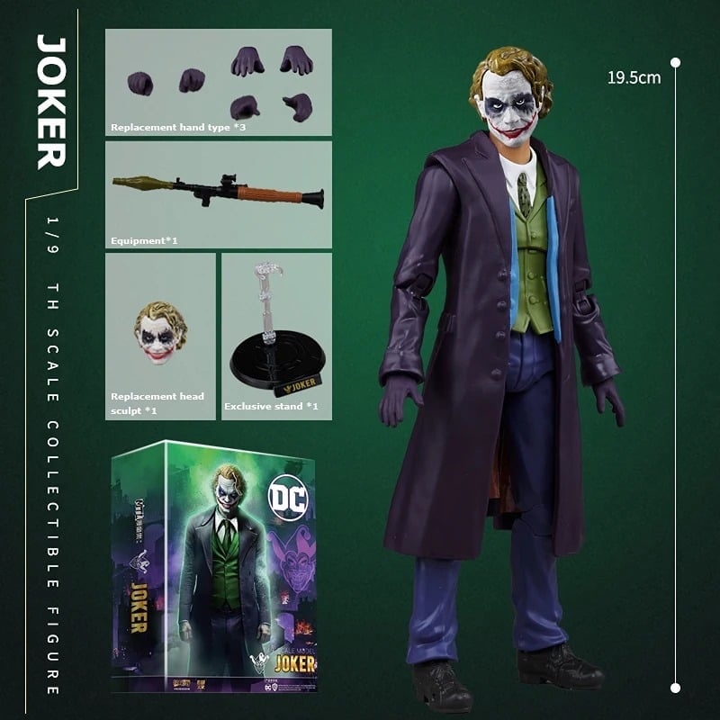 Fondjoy DC Movie 1/9 Scale Action Figure Collectible Model Boys Toys Gift