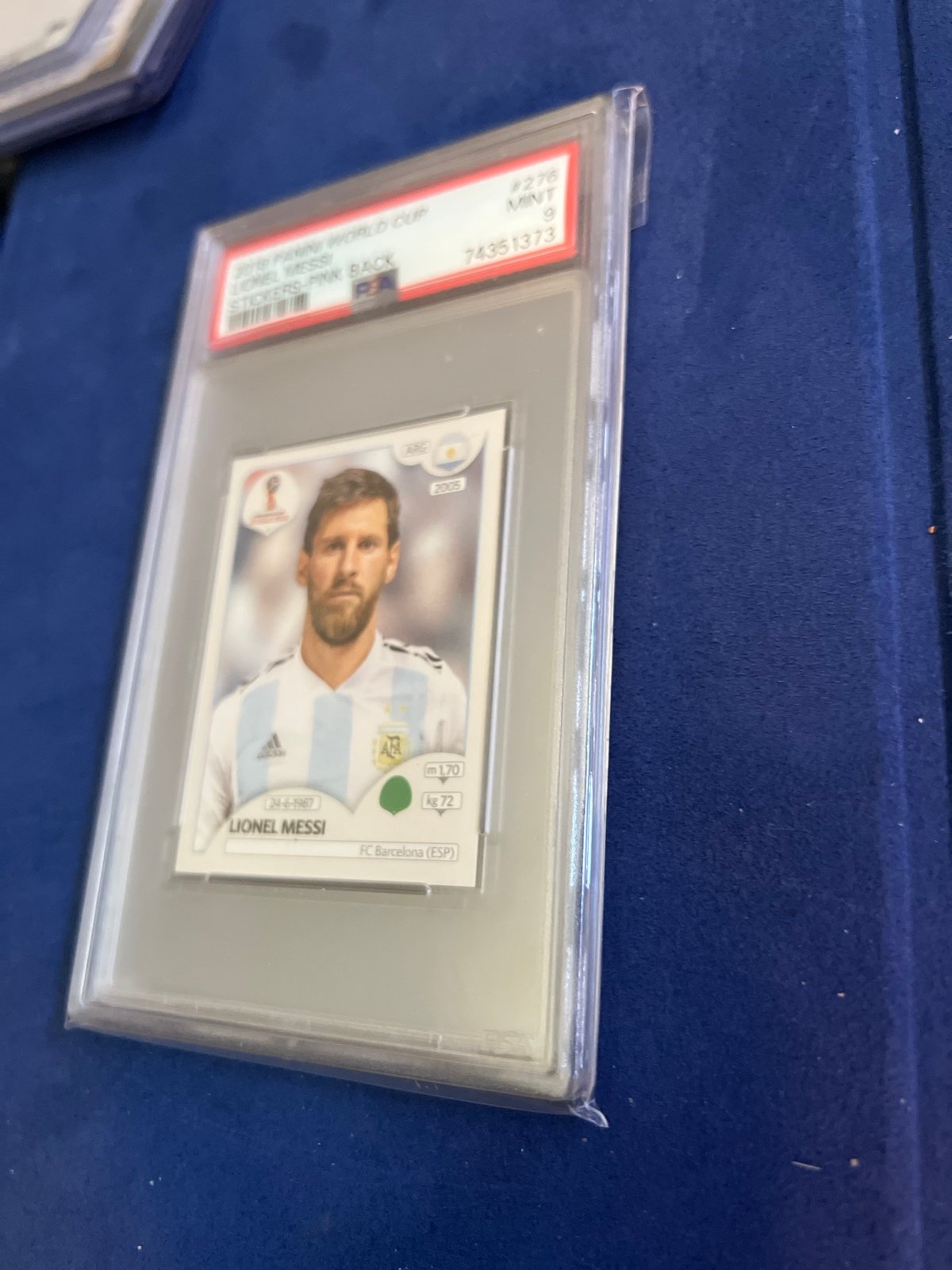 Messi BGS NM-MT Graded Slab
