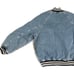 Tommy Jeans Hilfiger Women's Denim Snap-Front Cotton Letterman Jacket Large 239