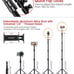 10 Selfie Ring Light with Tripod Stand
