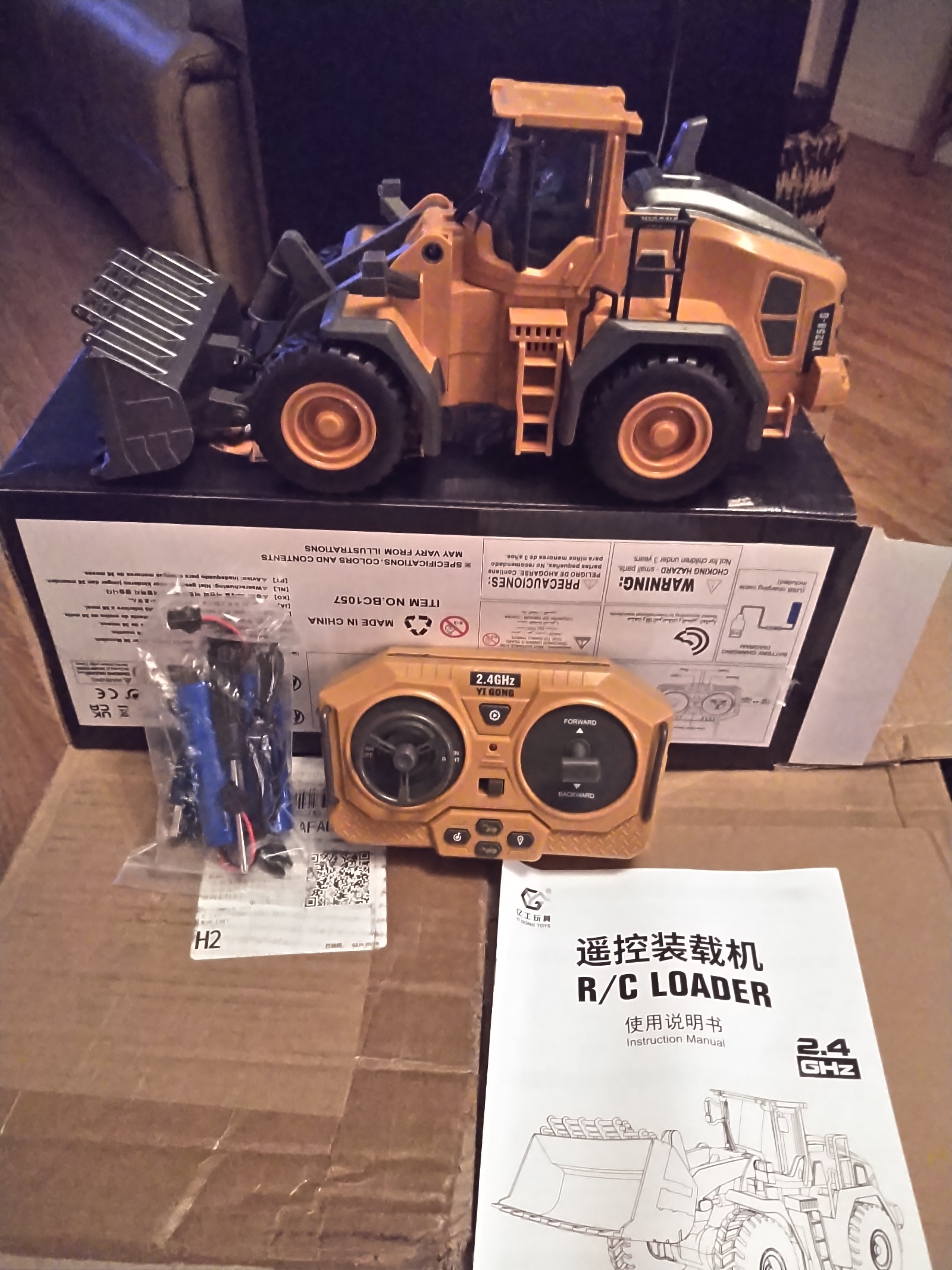 RC remote wheel loader