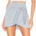 Superdown Karina Gingham Tie Front Skirt
