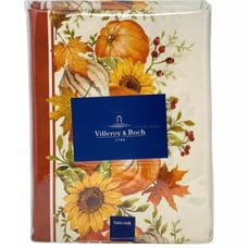 Villeroy & Boch 60 x 84 Fall Thanksgiving Pumpkin Splendor Designer Tablecloth