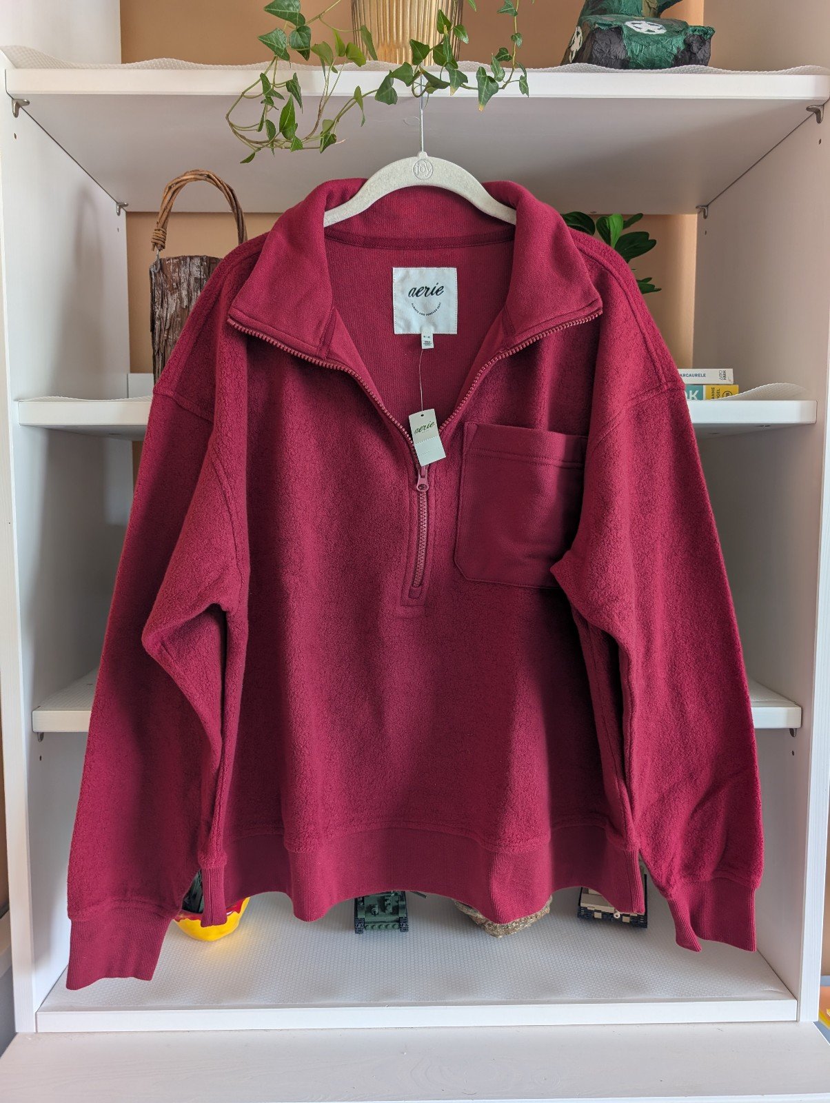 Aerie Softest Quarter Zip Sweatshirt